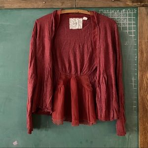 Anthropologie Angel of the North Sweater